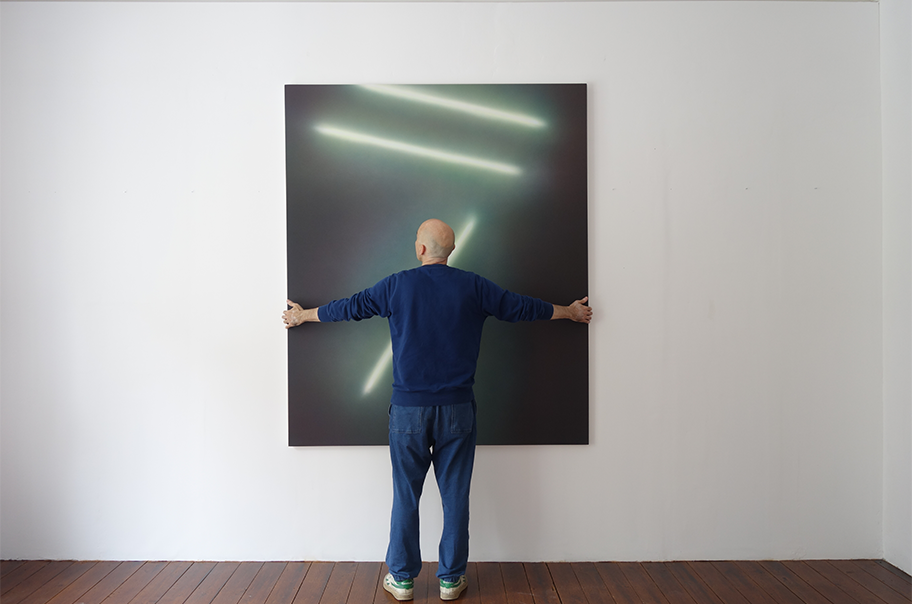 Dan 4, acrylique sur toile, 180x150 cm, 2024