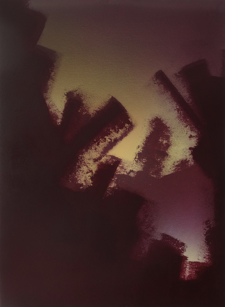 Recouvrements 3, acrylique sur toile, 76x56 cm, 2026